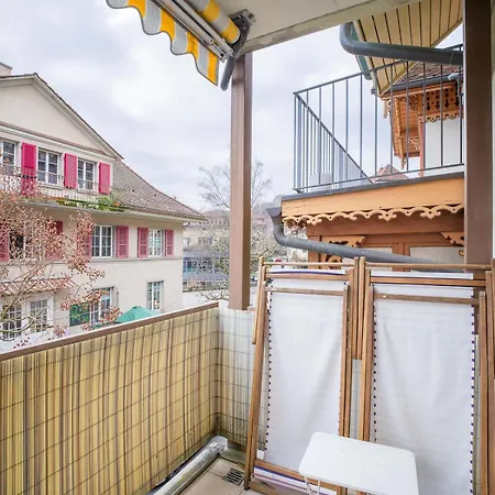 Flat - Balcony & Bundeshaus View 公寓 伯尔尼